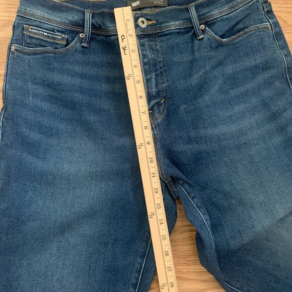 Levis Jeans Blue Perfectly Slimming Boot Cut 512 Denim Pants High Rise Sz 16S - Picture 12 of 14